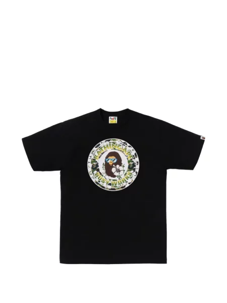 Tricou A Bathing Ape® cu imagine negru
