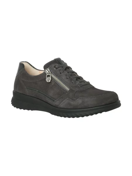 Sneakersy Ganter skórzane szare