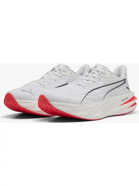 Buty do biegania Puma Deviate Pure NITRO czerwony czarny 36 biały