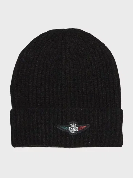 Шапка Aeronautica Militare чорна