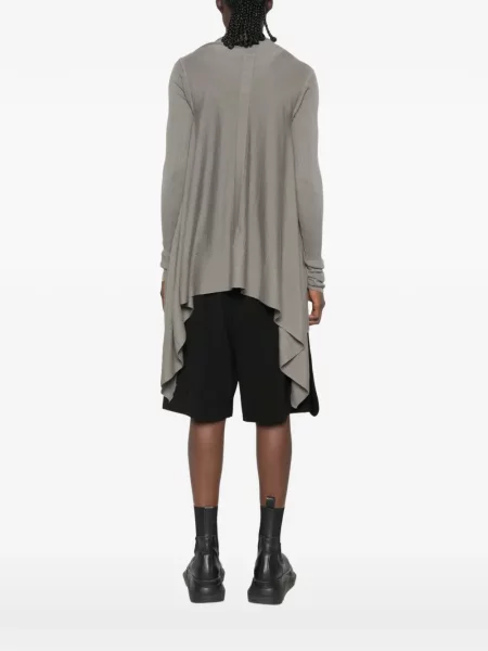 Lung cardigan Rick Owens asimetric gri