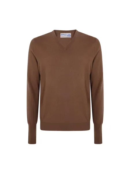 Sweter Ballantyne brązowy