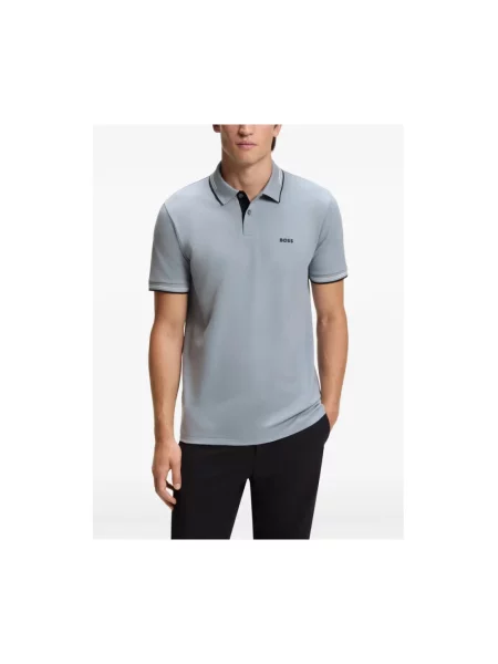 Koszulka polo Boss szara