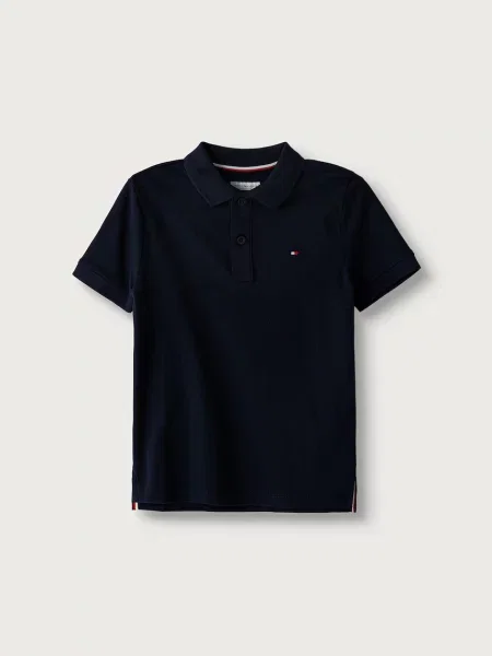 Tommy Hilfiger polo majica za djecu od pamuka plava