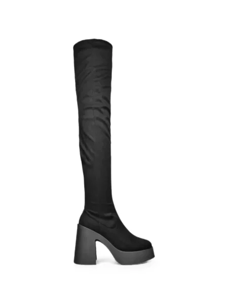 Botine Altercore cu platformă negru