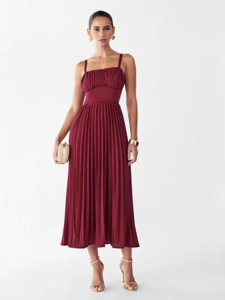 Willa Rochie Lucie burgundy roșu