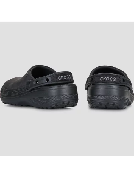 Pantofi Crocs de catifea clasici negru