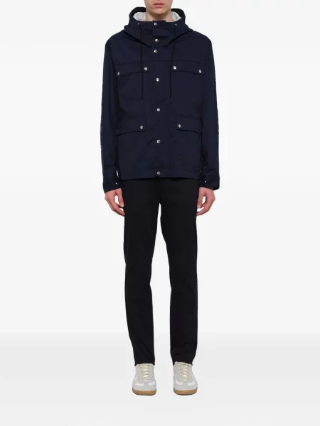 Geacă parka Kenzo cu imagine albastru