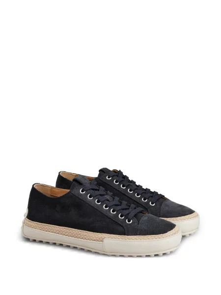 Sneakerși Tod's din piele de căprioară albastru