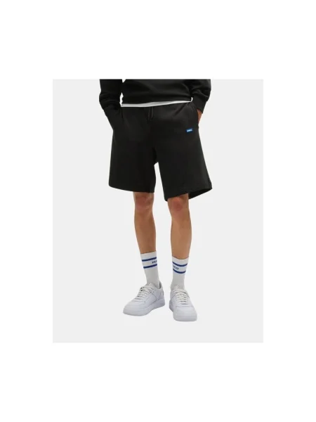 Hugo Blue Pantaloni scurți Nasensio negru