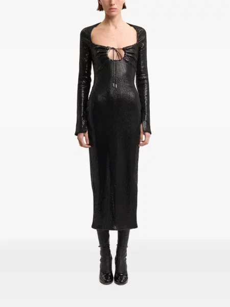 Rochie midi 16arlington cu paiete negru