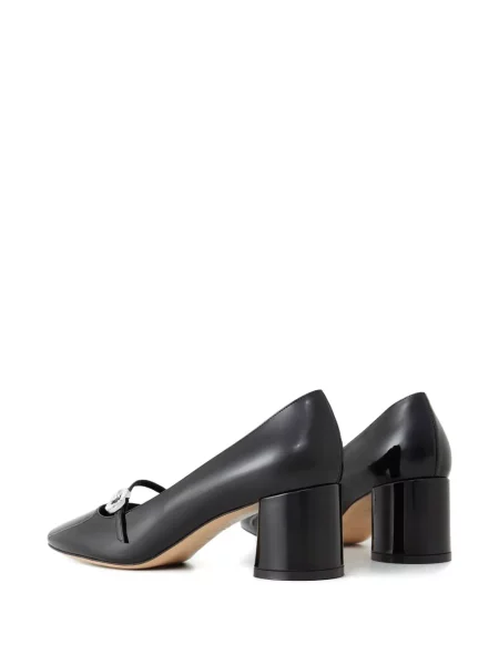 Pantofi cu toc Casadei de cristal negru
