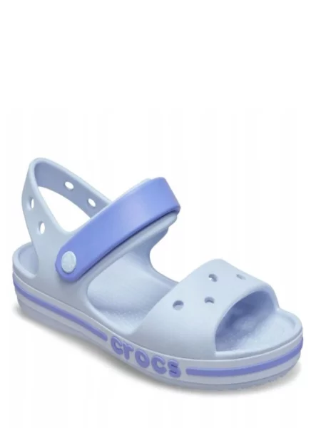 Детские сандалии Crocs голубые