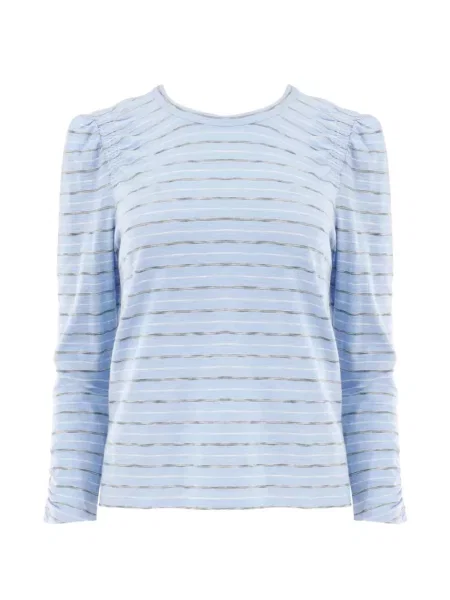 Tricou Veronica Beard cu dungi albastru