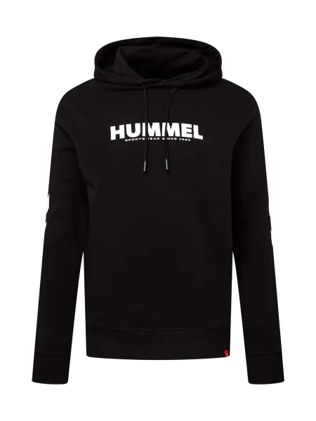 Hanorac cu glugă Hummel cu autograf negru