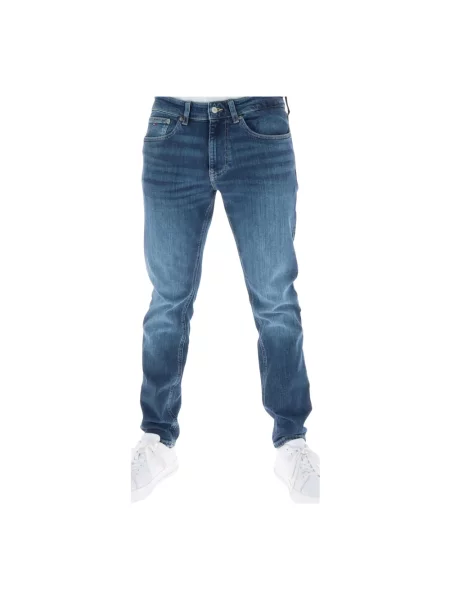 Zwężane dżinsy Tommy Jeans zwężany niebieski