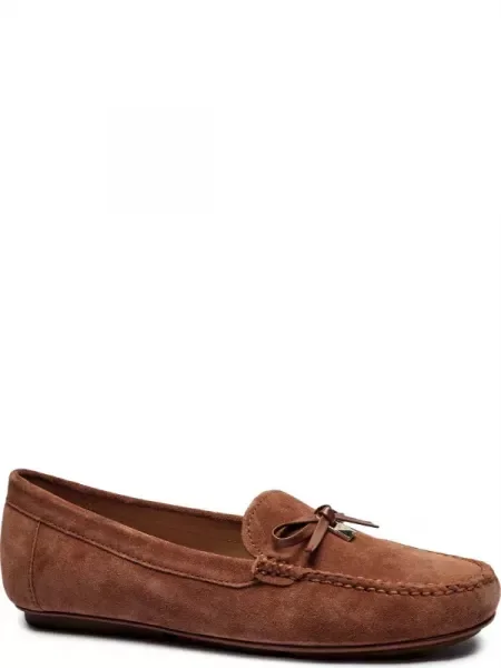 Michael Kors De piele mocasini JULIETTE maro