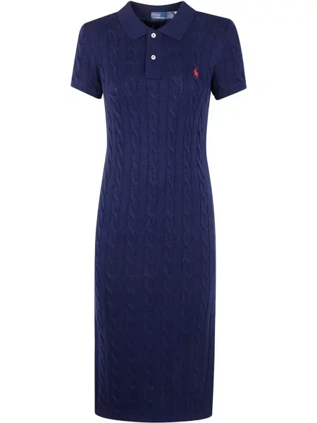 Odgovarati majica Polo Ralph Lauren iznad koljena s printom bijela
