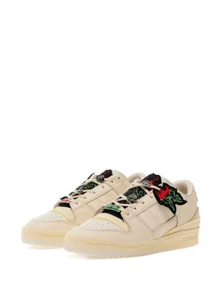 Papuci de casă Adidas cu dungi plasă roșu