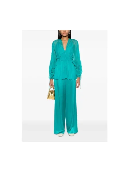 Spodnie Max Mara zielone