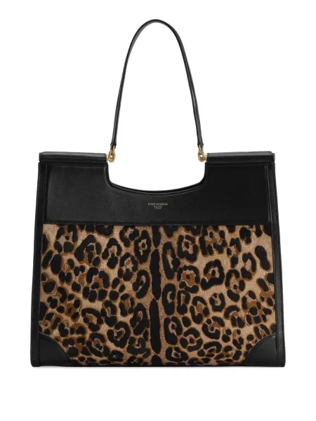 Geantă Dolce & Gabbana Sicily maro