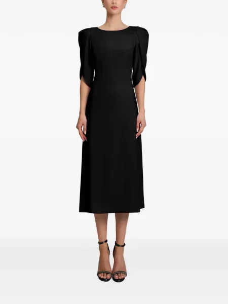 Cu centură rochie Cristallini negru