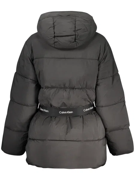 Kurtka jeansowa Calvin Klein Jeans z długim rękawem czarna