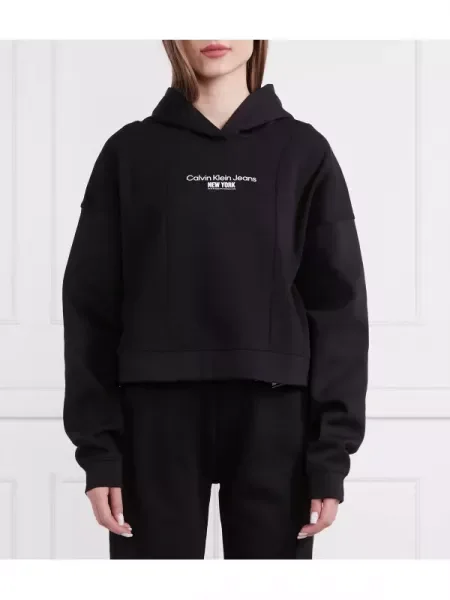 Calvin Klein Jeans Pulóver fekete