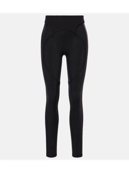Leggings Adidas By Stella Mccartney cu talie înaltă negru