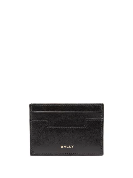 Portofel Bally din piele cu imagine negru