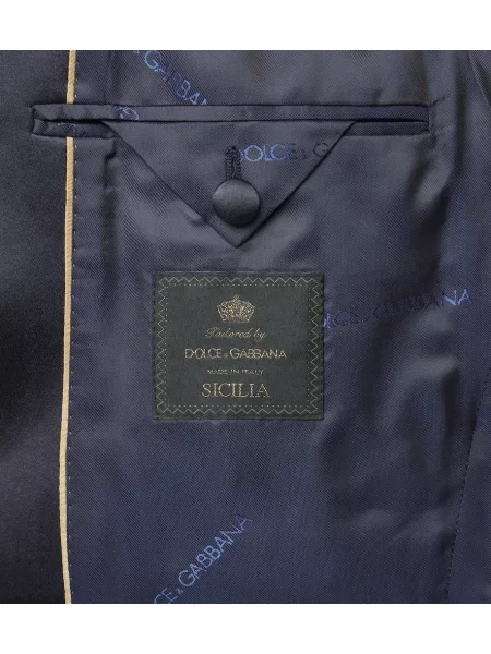 Costum Dolce&gabbana de lână albastru