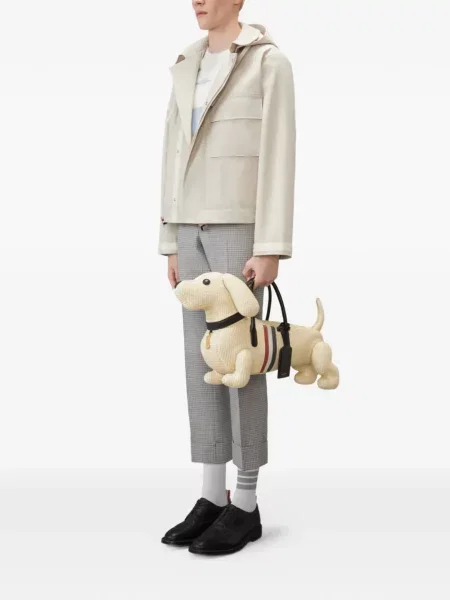 Geantă Thom Browne cu dungi