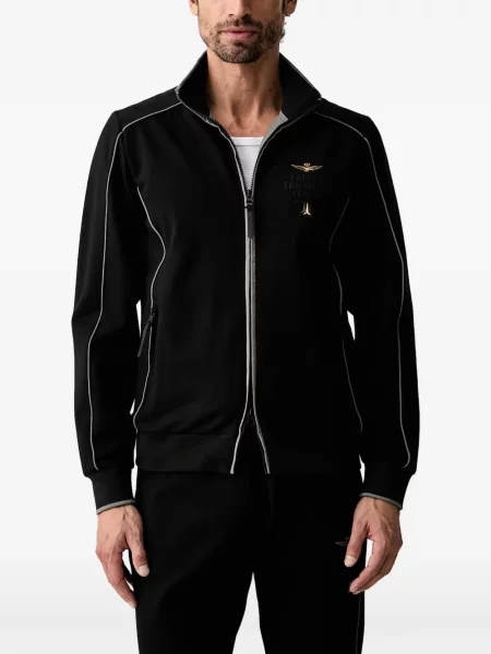 Pulover Aeronautica Militare cu autograf negru