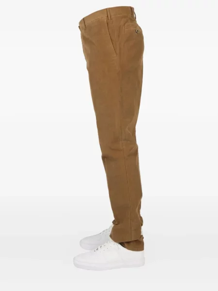 Pantaloni Pt Torino de catifea cord maro