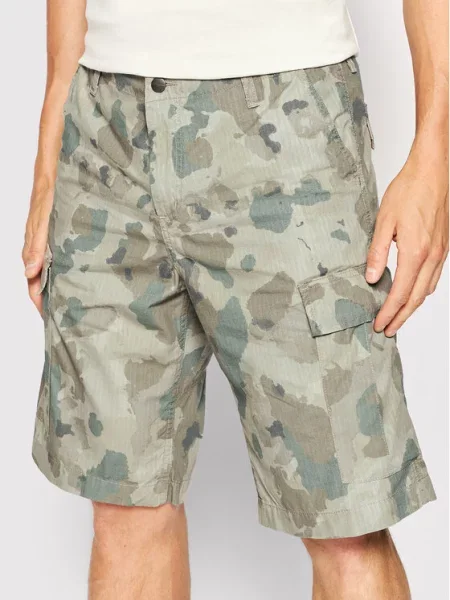Kratke hlače iz tkanine Carhartt WIP zelena
