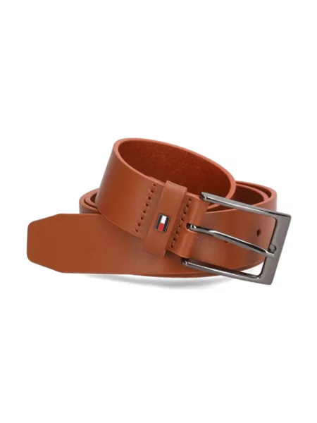 Pásek Tommy Hilfiger hnědý