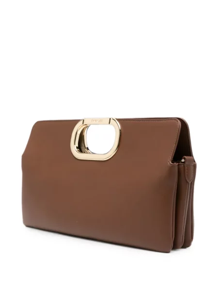 Shopper torbica Twinset s autogramom smeđa