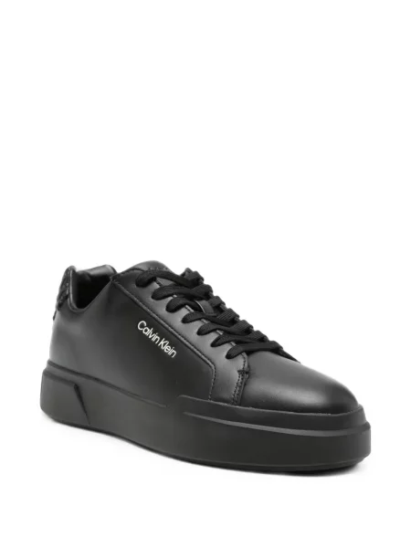 Matlasat sneakerși Calvin Klein din piele negru