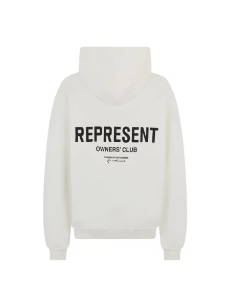 Represent bluza Owners Club Hoodie z kapturem z nadrukiem beżowy