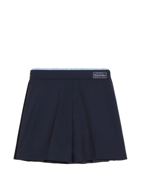 Pantaloni culottes copii Dolce & Gabbana albastru