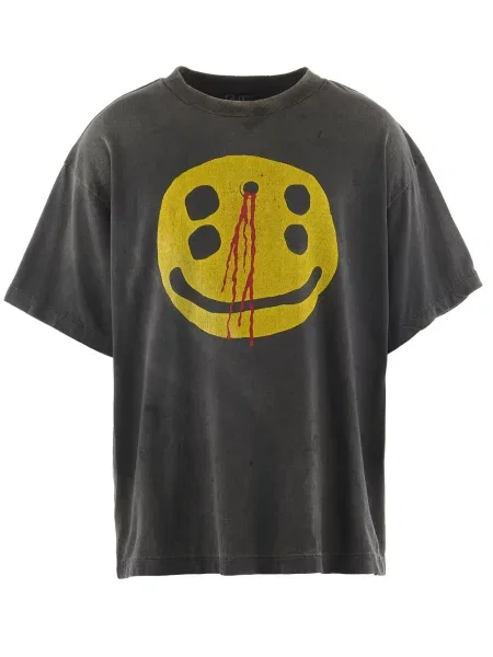 Tricou Saint Mxxxxxx cu imagine negru