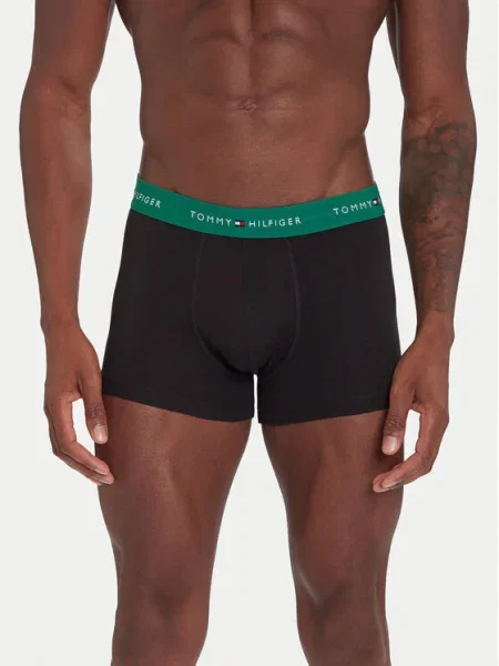 Tommy Hilfiger Set 3 perechi de boxeri negru
