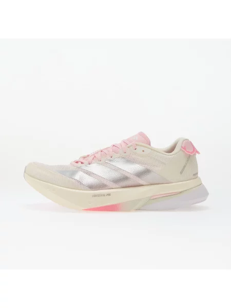 Sneakers adidas Adizero Boston 13 Core White/ Silver Met./ Clear Pink EUR 40 alb