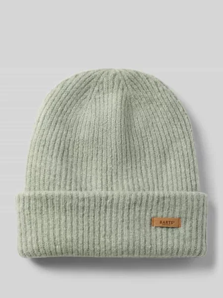 Czapka beanie z naszywką z logo model Witzia Beanie' Barts miętowa
