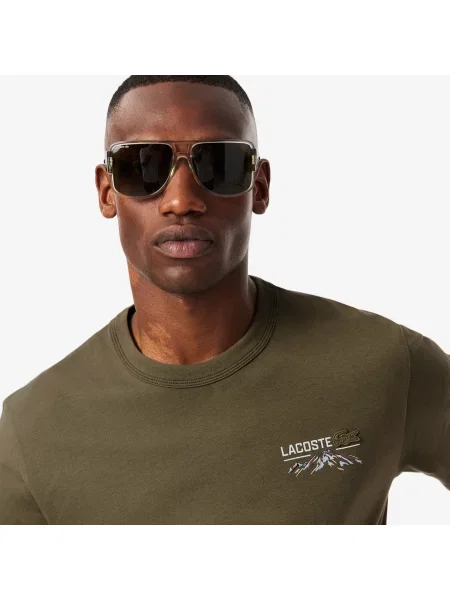 Футболка Lacoste зеленая