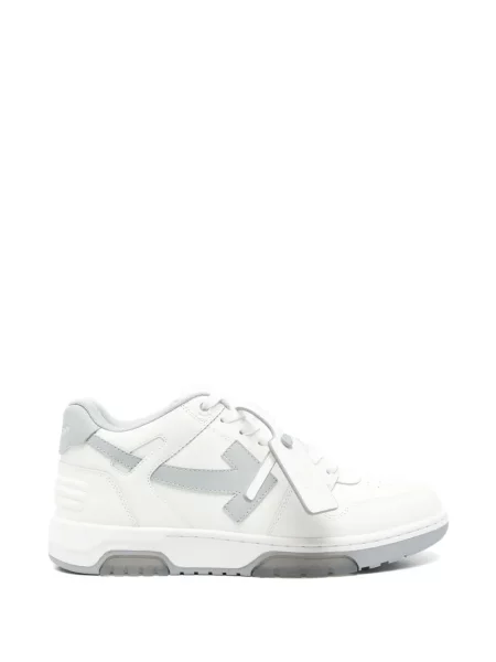 Sneakerși Off-white business alb