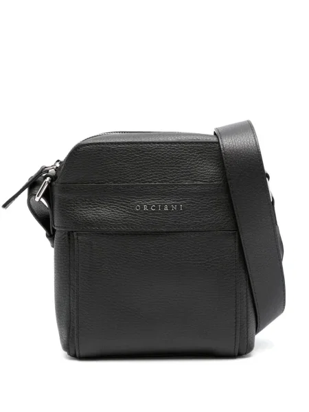 Geantă crossbody Orciani din piele negru