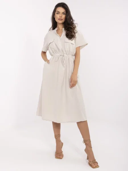 Odgovarati haljina Italy Moda bež