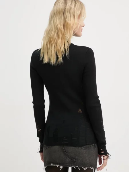 Maison Margiela sweter wełniany czarny