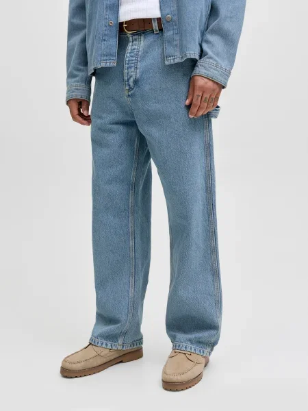 JACK & JONES Džínsy JJIALEX JJCARPENTER denim modrá